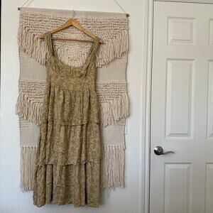 WeWoreWhat Yellow Floral Corset Dress